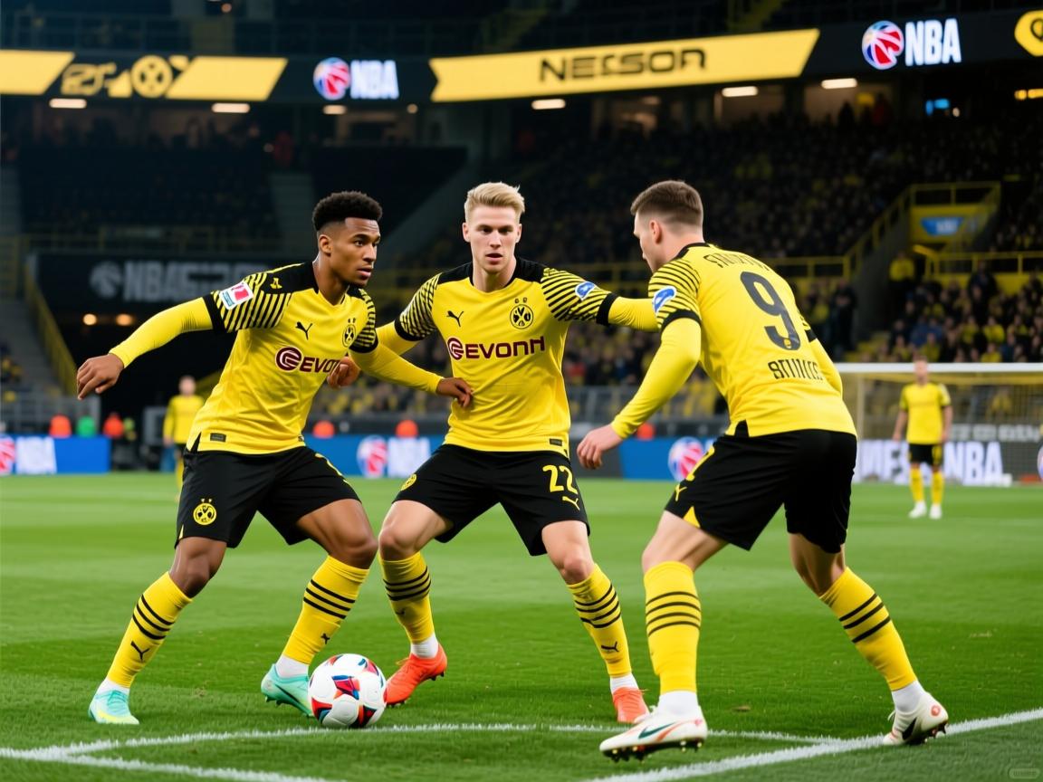 多特蒙德边锋团队配合完美，攻守兼备  第3张